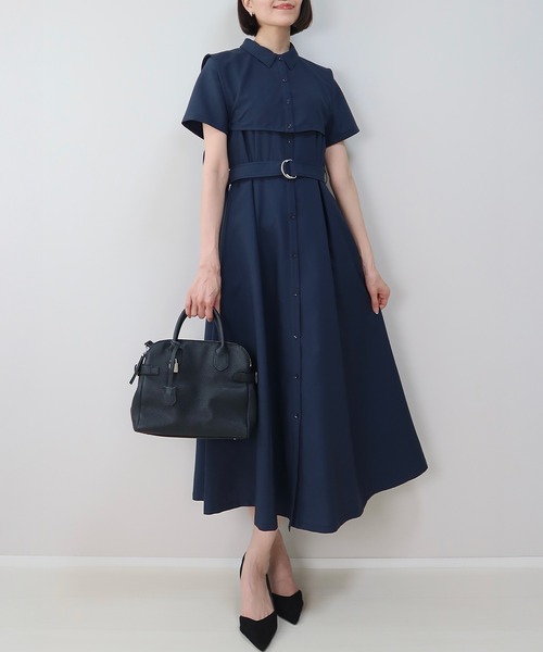 INTERPLAY（インタープレイ）の「【INTERPLAY x MAYUKO】Breeze Layer Dress（ワンピース・レディース・ベージュ/ネイビー/ブルー・FREE）」の13枚目の写真