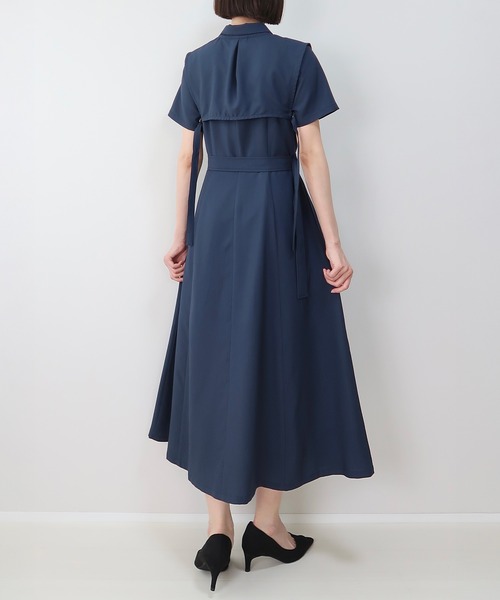 INTERPLAY（インタープレイ）の「【INTERPLAY x MAYUKO】Breeze Layer Dress（ワンピース・レディース・ベージュ/ネイビー/ブルー・FREE）」の15枚目の写真