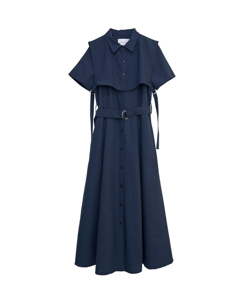 INTERPLAY（インタープレイ）の「【INTERPLAY x MAYUKO】Breeze Layer Dress（ワンピース・レディース・ベージュ/ネイビー/ブルー・FREE）」の20枚目の写真