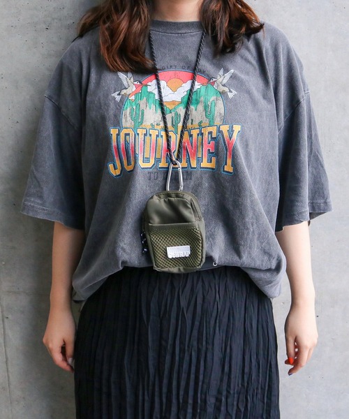 ACCOMMODE（アコモデ）の「カラップカスタムミニポーチ（ポーチ・レディース・ブラック/アイボリー/カーキ/ブルー/グレー/ミント/オレンジ/パープル・FREE）」の4枚目の写真