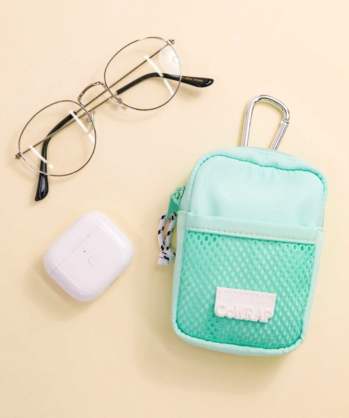 ACCOMMODE（アコモデ）の「カラップカスタムミニポーチ（ポーチ・レディース・ブラック/アイボリー/カーキ/ブルー/グレー/ミント/オレンジ/パープル・FREE）」の16枚目の写真