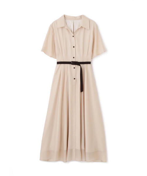 PROPORTION BODY DRESSING（プロポーションボディドレッシング）の「配色シャツワンピース / 1215240606（ワンピース・レディース・ブラック系その他/ブルー/ベージュ・SMALL/MEDIUM）」の7枚目の写真