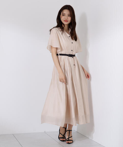 PROPORTION BODY DRESSING（プロポーションボディドレッシング）の「配色シャツワンピース / 1215240606（ワンピース・レディース・ブラック系その他/ブルー/ベージュ・SMALL/MEDIUM）」の11枚目の写真