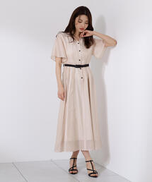 配色シャツワンピース / 1215240606