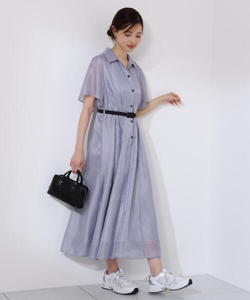 ボンポワン☆シャツワンピース☆size12 ボンポワン☆シャツワンピ☆size12