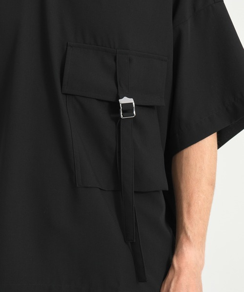 UJOH HOMME / ウジョーオム】別注Belt Pocket Cropped S/S TEE