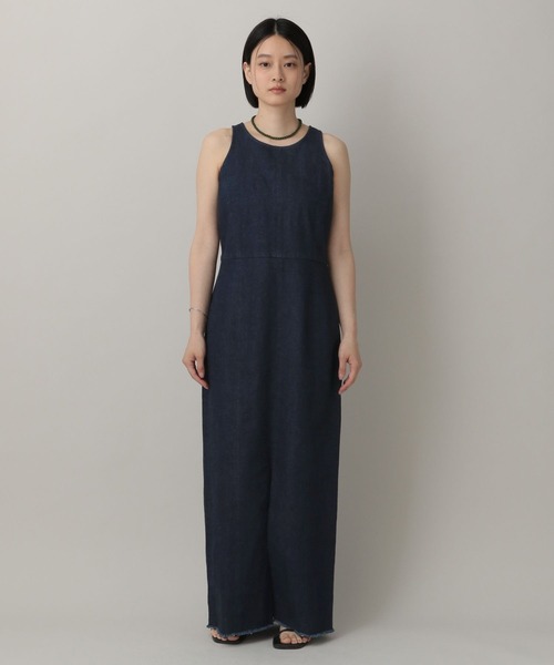 A part by(アパートバイ)の「Apbバックホールデニムワンピース(ワンピース・レディース・ネイビー/ボルドー・SMALL/MEDIUM)」の20枚目の写真