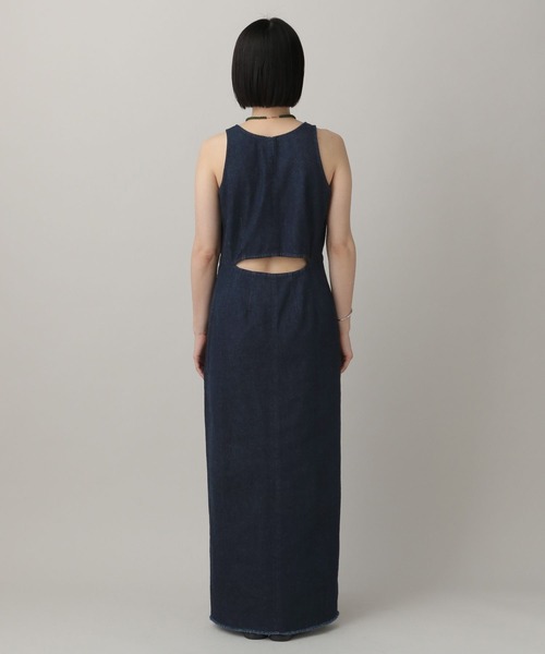 A part by(アパートバイ)の「Apbバックホールデニムワンピース(ワンピース・レディース・ネイビー/ボルドー・SMALL/MEDIUM)」の18枚目の写真