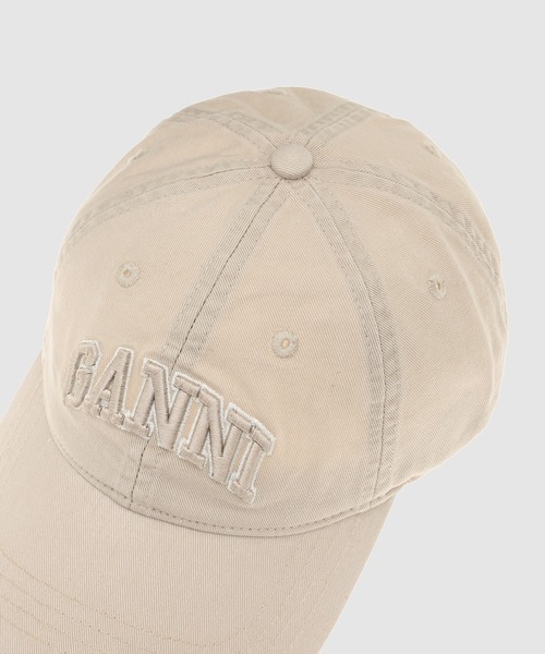 GANNI(ガニー)の「Washed Cotton Canvas Cap Emb(キャップ・レディース・その他・ONE SIZE)」の5枚目の写真