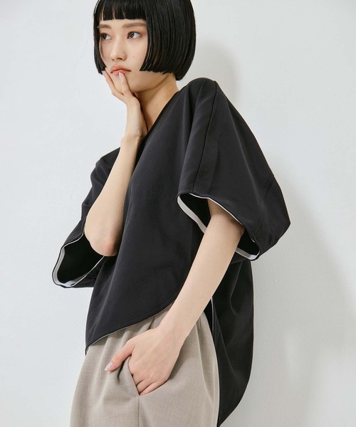 STUDIOUSカットソー STUDIOUS/ステュディオス】Oversized Tee/オーバーサイズTシャツ（T