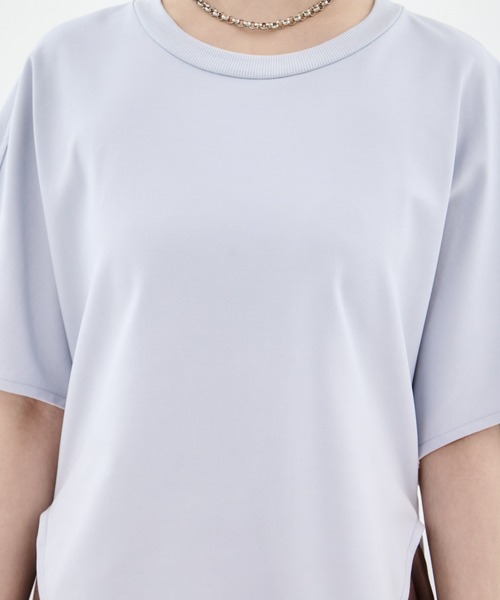 STUDIOUS（ステュディオス）の「【STUDIOUS/ステュディオス】Oversized Tee/オーバーサイズTシャツ（Tシャツ/カットソー・レディース・ブラック/ライトブルー/ホワイト・FREE）」の10枚目の写真