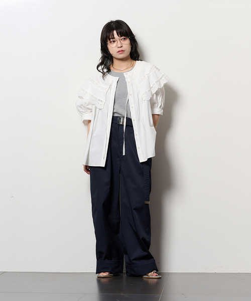 【SALE セール】GREEN BUTTER (グリーン バター) | Collar Lace Blouse (ivory) | トップス ブラウス お洒落 楽天市場】【SALE セール】GREEN BUTTER (グリーン バター
