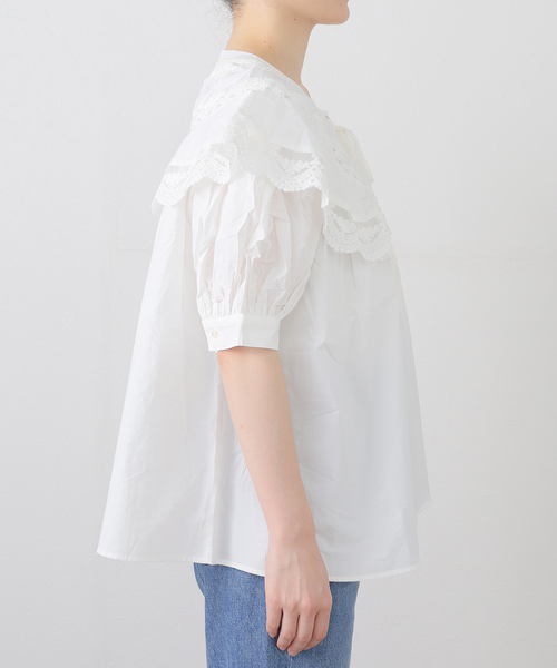 【SALE セール】GREEN BUTTER (グリーン バター) | Collar Lace Blouse (ivory) | トップス ブラウス お洒落 楽天市場】【SALE セール】GREEN BUTTER (グリーン バター