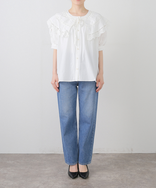 【SALE セール】GREEN BUTTER (グリーン バター) | Collar Lace Blouse (ivory) | トップス ブラウス お洒落 楽天市場】【SALE セール】GREEN BUTTER (グリーン バター