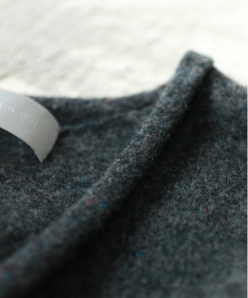 WALANCE(ワランス)の「boiled wool long cardigan(カーディガン/ボレロ・レディース・チャコール/ライトベージュ・FREE)」の12枚目の写真