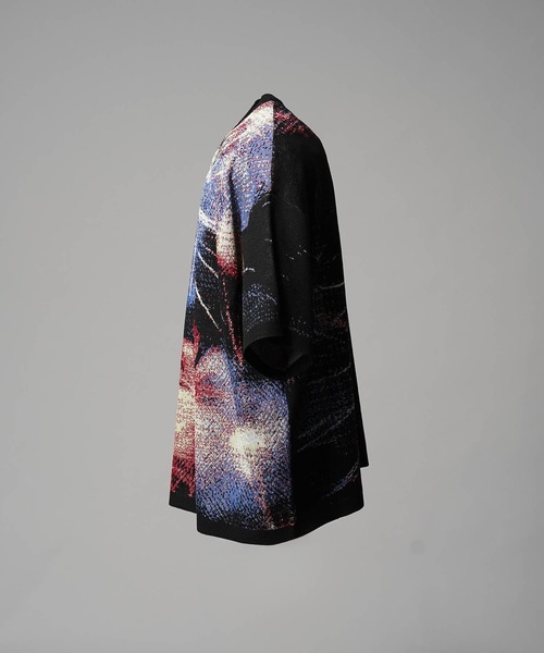 MAISON SPECIAL（メゾンスペシャル）の「《UNISEX》Prime-Over HANABI Short Sleeve Crew Neck Knit T-Shirt/プライムオーバー花火ショートスリーブクルーネックTシャツ【MAISON SPECIAL/メゾンスペシャル】（ニット/セーター・メンズ・その他2/その他1・2/1/0）」の9枚目の写真