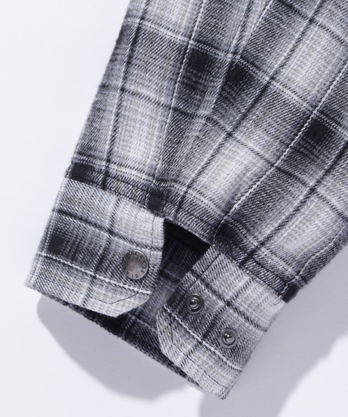 XLARGE（エクストララージ）の「HOODED FLANNEL SHIRT（シャツ/ブラウス・メンズ・ブラック/ブラウン/ネイビー・S/M/L/XL）」の18枚目の写真