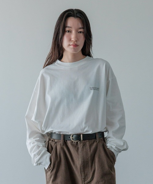 LOWRYS FARM（ローリーズファーム）の「【LFM(U)】ＣＲＥＷ　ＮＥＣＫＴ／ロングスリーブ　 581153（Tシャツ/カットソー・メンズ・ホワイト/ブラウン/グリーン/ブラック/グレー/イエロー・SMALL/MEDIUM/LARGE）」の20枚目の写真