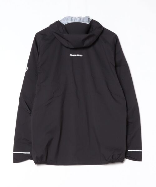 Mammut(マムート)の「エナジー トレイルラン ハードシェル フーデッド ジャケット アジアンフィット / Aenergy TR HS Hooded Jacket AF Men(ブルゾン・メンズ・ブラック・X-LARGE/LARGE/MEDIUM)」の2枚目の写真