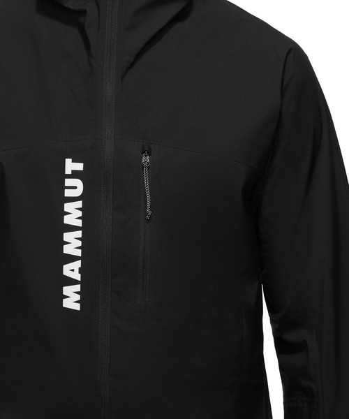 Mammut(マムート)の「エナジー トレイルラン ハードシェル フーデッド ジャケット アジアンフィット / Aenergy TR HS Hooded Jacket AF Men(ブルゾン・メンズ・ブラック・X-LARGE/LARGE/MEDIUM)」の4枚目の写真
