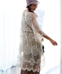 チャイハネ | 【チャイハネ】レシアム総レースロングカーディガン(カーディガン/ボレロ)