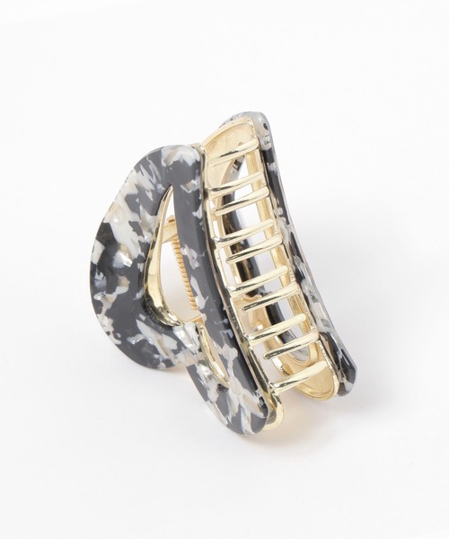 LAKOLE（ラコレ）の「くり抜きハートバンスクリップ / 572563（バレッタ/ヘアクリップ・レディース・ブラック/オフホワイト/ブルー・FREE）」の4枚目の写真