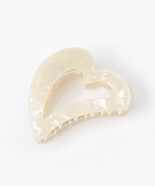 LAKOLE（ラコレ）の「くり抜きハートバンスクリップ / 572563（バレッタ/ヘアクリップ・レディース・ブラック/オフホワイト/ブルー・FREE）」の9枚目の写真