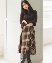 Hemingway Check Tweed Skirt（スカート）｜Her lip to（ハーリップ