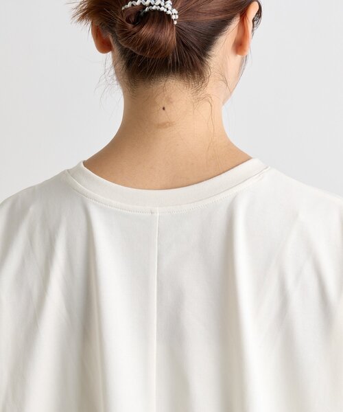 un dix cors（アンディコール）の「《UVカット・速乾・夏に快適◎》冷感プレーティング天竺カットソー（Tシャツ/カットソー・レディース・ホワイト/バーガンディー/グリーン/ブラック・FREE）」の20枚目の写真