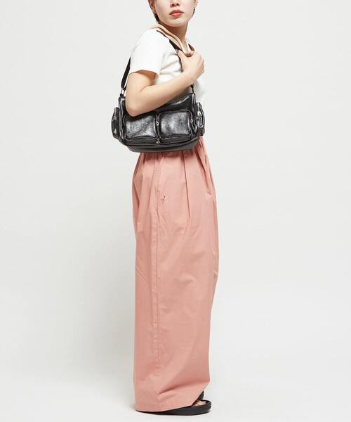 CONVERSE TOKYO（コンバーストウキョウ）の「GATHERED WIDE BALLOON PANTS（その他パンツ・レディース・ネイビー/アイボリー/チャコールグレー/ピンク/ベージュ・FREE）」の8枚目の写真