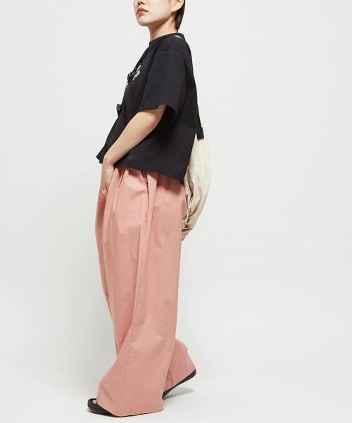 CONVERSE TOKYO（コンバーストウキョウ）の「GATHERED WIDE BALLOON PANTS（その他パンツ・レディース・ネイビー/アイボリー/チャコールグレー/ピンク/ベージュ・FREE）」の10枚目の写真