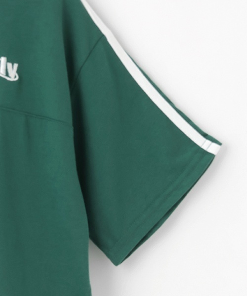 LOVETOXIC(ラブトキシック)の「【LTXC】【吸水速乾/さらさら】ハーフZIP SET(アンサンブル・キッズ・グリーン/オフホワイト/ブラック・130cm/S:140cm/L:160cm/M:150cm)」の8枚目の写真