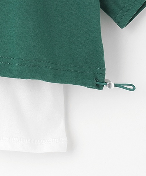 LOVETOXIC(ラブトキシック)の「【LTXC】【吸水速乾/さらさら】ハーフZIP SET(アンサンブル・キッズ・グリーン/オフホワイト/ブラック・130cm/S:140cm/L:160cm/M:150cm)」の9枚目の写真