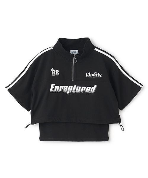 LOVETOXIC(ラブトキシック)の「【LTXC】【吸水速乾/さらさら】ハーフZIP SET(アンサンブル・キッズ・グリーン/オフホワイト/ブラック・130cm/S:140cm/L:160cm/M:150cm)」の17枚目の写真