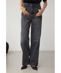 AZUL by moussy（アズールバイマウジー）の「【WEB限定】AZUL DENIM ハイウエストワイドロング丈（デニムパンツ）」