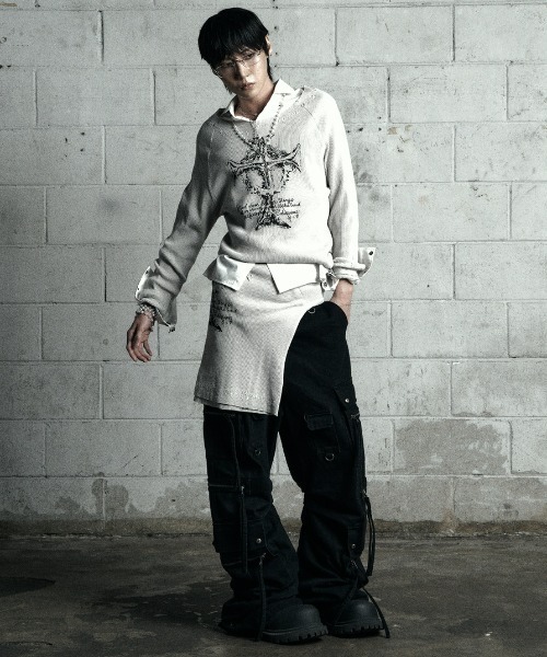 Rosen Kreuz】CURVE FIT LONG CARGO PANTS / 【ローゼンクロイツ