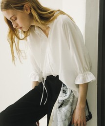 URBAN RESEARCH ROSSO WOMEN | クールタッチセミシアーフリルブラウス(シャツ/ブラウス)