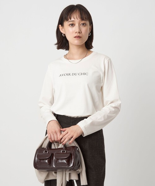 ロゴ ロングスリーブ カットソー（Tシャツ/カットソー）｜green