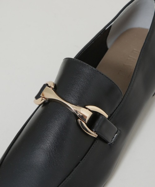 NANO universe（ナノユニバース）の「スクエアトゥバックル付きローファー（ローファー・レディース・ブラック/ダークブラウン・36/37/38）」の8枚目の写真