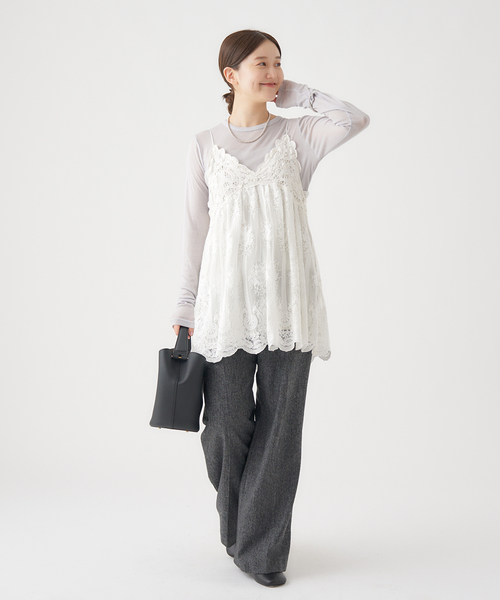 追加》アンティークチュールバテンキャミ（シャツ/ブラウス）｜IENA