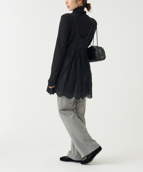 IENA（イエナ）の「《追加》アンティークチュールバテンキャミ（シャツ/ブラウス・レディース・ホワイト/ブラック・FREE）」の14枚目の写真