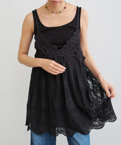 IENA（イエナ）の「《追加》アンティークチュールバテンキャミ（シャツ/ブラウス・レディース・ホワイト/ブラック・FREE）」の21枚目の写真