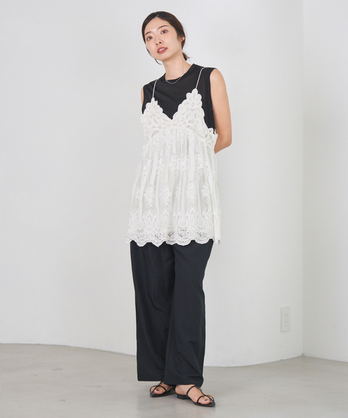 IENA 完売品　アンティークチュールバテンキャミ 追加》アンティークチュールバテンキャミ（シャツ/ブラウス）｜IENA