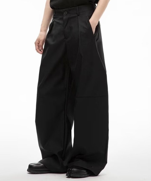 SHIBUYA Zy.(シブヤジー)の「バギースラックス(スラックス・メンズ・ブラック/ダークグレー・M/S/L)」の3枚目の写真