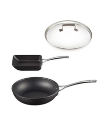 Le Creuset(N[[)TNS GbOp & fB[vEtCp 24cm w/KXt^ Zbg(/tCp)