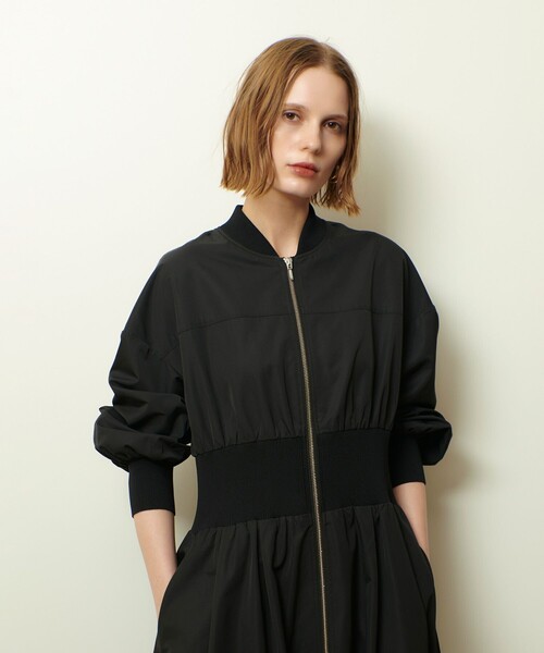 ボンバーワンピース（ワンピース）｜allureville（アルアバイル）の