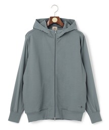 J.PRESS（ジェイプレス）の「お出かけシーンにも最適【J.PRESS PREMIUM JERSEY】ジャガードリンクス コンビパーカー（パーカー）」