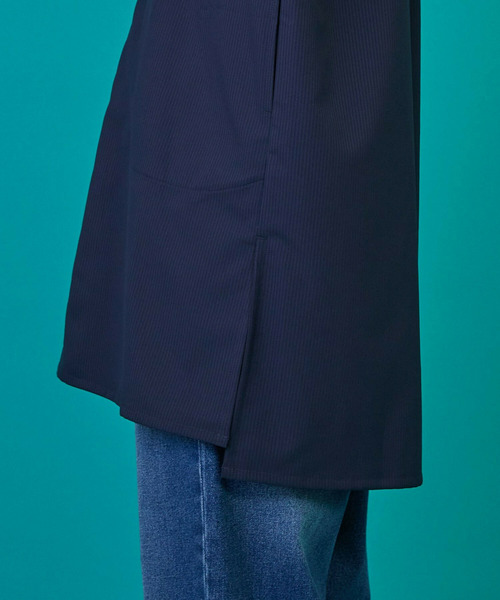 FRAPBOIS(フラボア)の「サッカーシャツ(シャツ/ブラウス・レディース・ネイビー/ストライプ・1/2)」の8枚目の写真