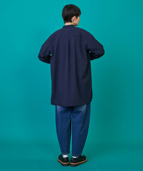 FRAPBOIS(フラボア)の「サッカーシャツ(シャツ/ブラウス・レディース・ネイビー/ストライプ・1/2)」の13枚目の写真