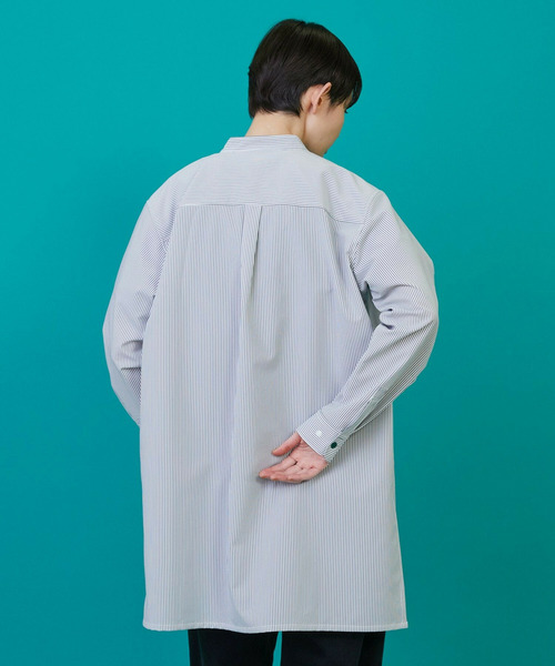 FRAPBOIS(フラボア)の「サッカーシャツ(シャツ/ブラウス・レディース・ネイビー/ストライプ・1/2)」の17枚目の写真